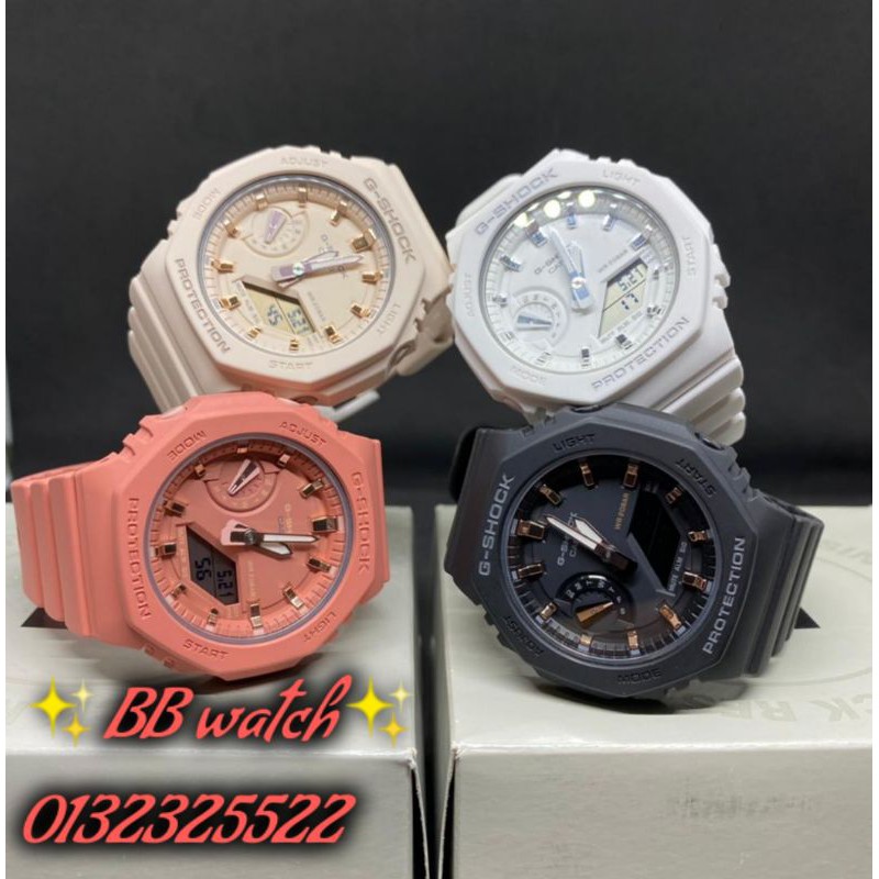 G-shock Mini GMA-S2100 GMA-S2100-1A GMA-S2100-4A GMA-S2100-4A2 นาฬิกาสปอร์ตกันน้ํา W698