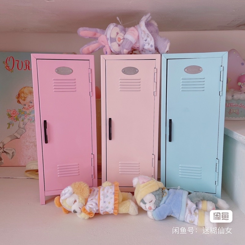 พร้อมส่งสีชมพูอ่อน ตู้เก็บของสุดน่ารัก ใช้งานได้จริง