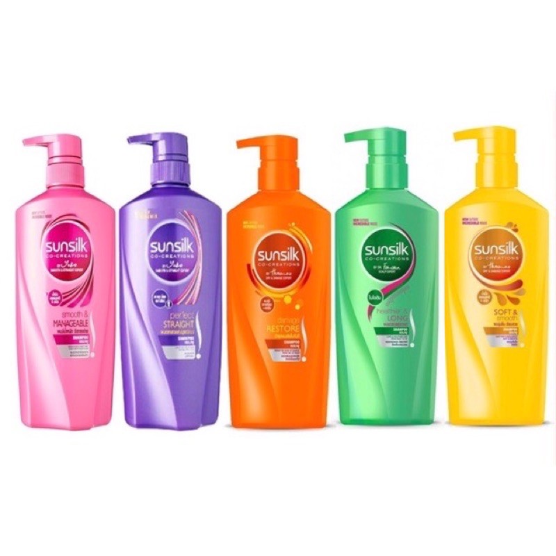 Sunsilk Natural Shampoo แชมพูซันซิล 350-370มล.