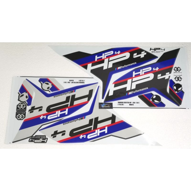 YAMAHA Y15ZR V1 V2 ชุดฝาครอบสติ๊กเกอร์ STRIPE (54) EXCITER HP BMW MOTORSPORT