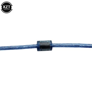 สายเคเบิลข้อมูล USB ตัวผู้ถึงตัวผู้เป็นสาย usb สองหัว 2.0 สายฮาร์ดไดรฟ์แบบป้องกันสายเคเบิลข้อมูล usb A/A