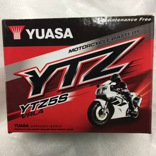 ⚡️ของใหม่ ไฟเต็ม⚡️แบตเตอรี่ YUASA ยัวซ่า 5 แอมป์ เกรดของแท้ติดรถ honda wave msx click scoopy fino