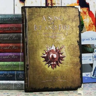 สมุดบันทึกแฟนซีราคาถูก  สมุดบันทึกสวยๆ A Song Of Ice And fire เหลือปกตามภาพ ของใหม่ สินค้ามีพร้อมส่ง