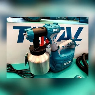 TOTAL กาพ่นสีไฟฟ้า รุ่น TT5006-2 กำลัง 500 วัตต์ ระบบ HVLP เครื่องพ่นสีไฟฟ้า หัวฉีดปรับได้ 3 แบบ กาไฟฟ้า