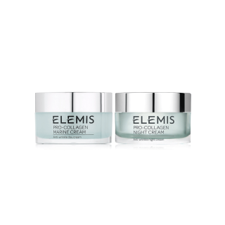 Elemis Pro - Collagen Day and Night Star Duo (ครีมบำรุงผิวหน้า , บำรุงผิวกลางคืน , ริ้วรอย , กระชับ , เรียบเนียน)