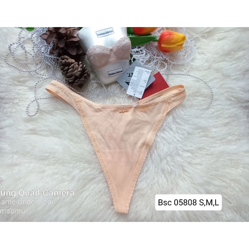 Bsc Size XS-Mต้นๆ ชุดชั้นใน/กางเกงชั้นใน ทรงจีสตริง (G string) 05808