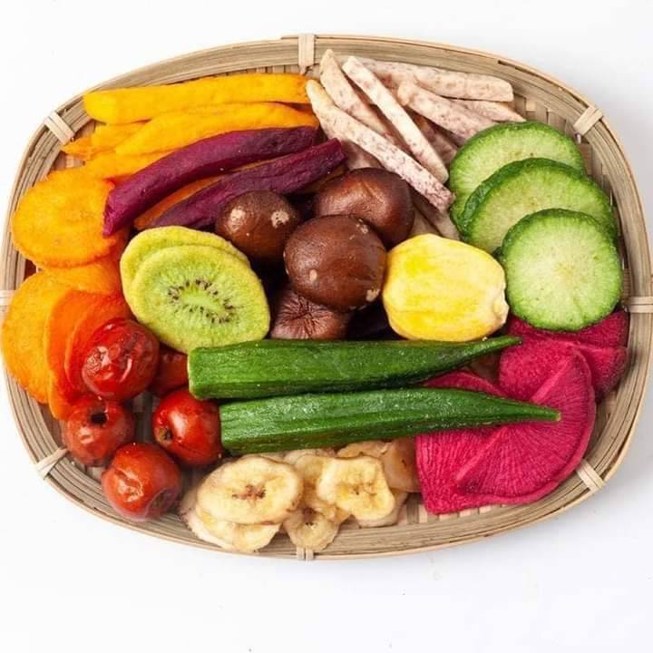 ผักผลไม้อบกรอบ 12 ชนิด เพื่อสุขภาพ