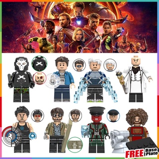 Peter Parker Marvel ฟิกเกอร์ Super Heros Red Skull Iron Man Quicksilver Crossbone ขนาดเล็ก XH-0270