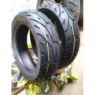 คู่หน้า-หลัง ยาง MSX ขนาดเดิม 120/70-12 130/70-12 เข้าโค้งดี ไม่มีลื่น ยี่ห้อ FUJIYMA ลาย Wolf 120/7