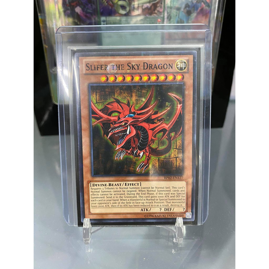 [Yugioh Watermelon] Yugioh God Osiris Slifer the Sky Dragon Cards - Mosaic Rare - ห่อพลาสติกป้องกันฟ