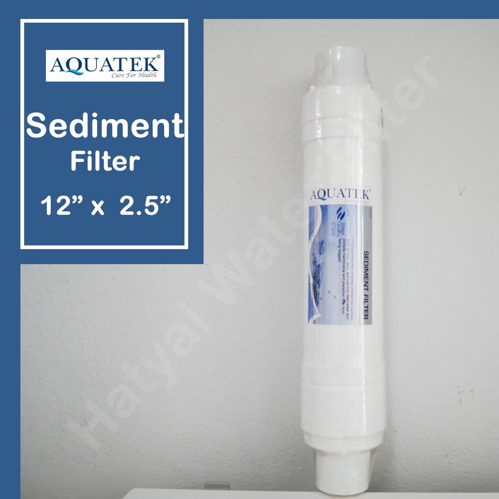 ไส้กรองน้ำ Sediment Filter (PP) 12" Inline AQUATEK