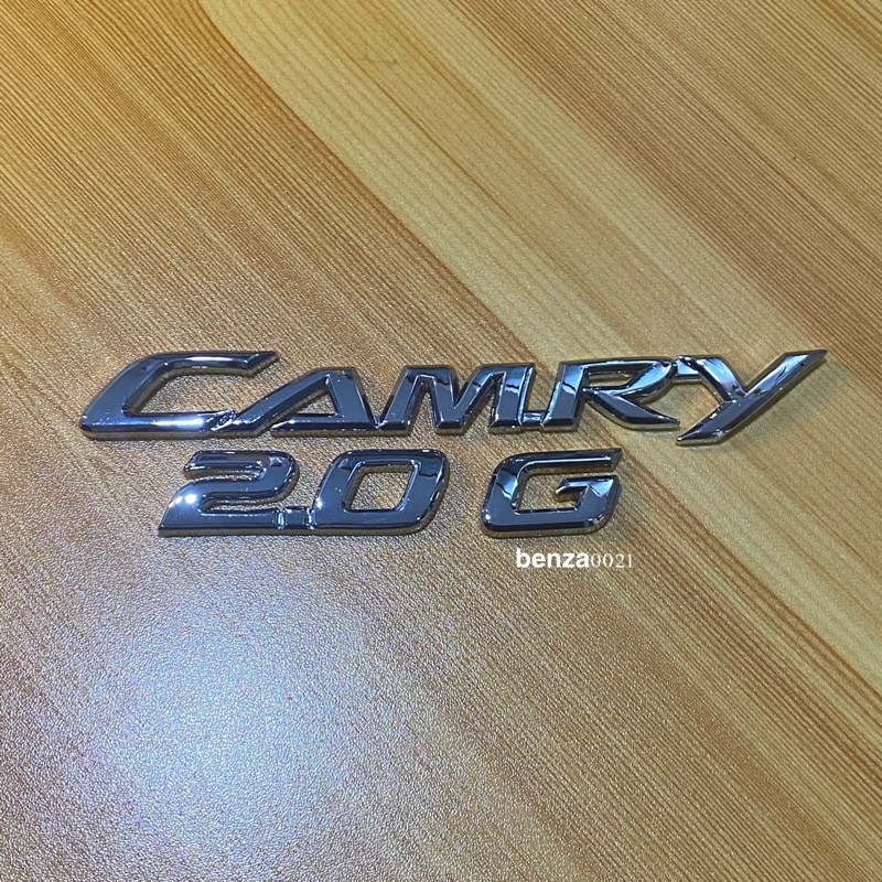 โลโก้ CAMRY 2.0 G ติดท้าย Toyota CAMRY ราคายกชุดมี 3 ชิ้น