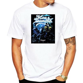 เสื้อยืดแขนสั้น พิมพ์ลาย King Diamond Abigail87 ขนาดใหญ่ สีดําS-5XL