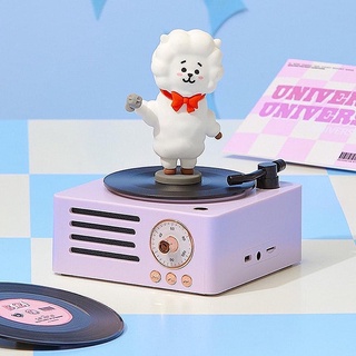 ลำโพงบลูทูธ บีทีเอส บังทัน ไลน์เฟรนด์ BTS BT21 RJ Turntable Bluetooth Speaker and Radio by Line Friends