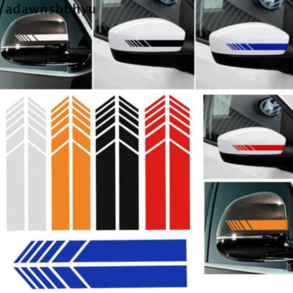[adawnshbhyu] 2pcs Rear View Mirror Stickers Car Styling Car Sticker
