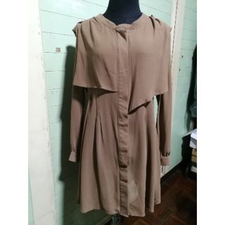 Used shirt dress ร้าน mademyday เดรสทำงาน ลำลอง