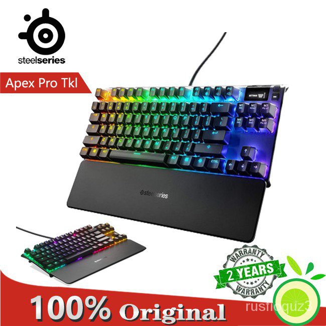 จ ดsteelseries Apex Pro Tkl 87 Key Usb Mechanical Keyboard Gaming Keyboard Oled Smart Display ค ณภาพส ง