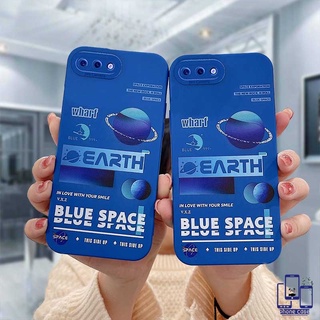 Klein Blue Case OPPO A15 A54 A5S A3S A16 A95 A7 A5 A9 A31 A53 2020 A12 A1K A16K A54S Reno 4 5F 4F A74 A15S A52 A11K A92 A35 A11 A93 A32 A72 A94 A53S F17 PRO A16S A12S ดาวเคราะห์สีฟ้า ไคลน์ บลูเคส เคสโทรศัพท์มือถือคู่รัก เคสแบบนิ่ม