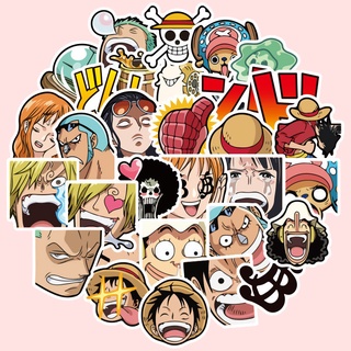 40 ชิ้น สติกเกอร์ ONE PIECE วันพีช มีกาวในตัว สําหรับติดตกแต่งผนังบ้าน โน้ตบุ๊ก แล็ปท็อป