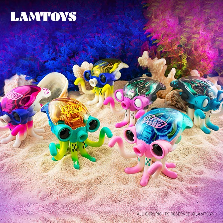 [Pre-Order] LAMTOYS x Mecha More ลิขสิทธิ์แท้ 🐙 ปลาหมึก Lam Toys Arttoy Designer Toy ของสะสม