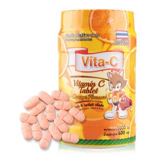 🍊VIT C T-MAN 25MG ส้ม 1000S🍊