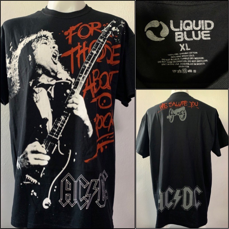 เสื้อวง AC/DC By Liquid Blue