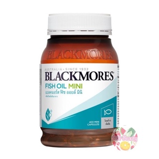 Blackmores Odourless fish oil mini caps 400 แคปซูล แบลคมอร์ส โอเดอร์เลส ฟิช ออยล์ มินิแคป 400 แคปซูล