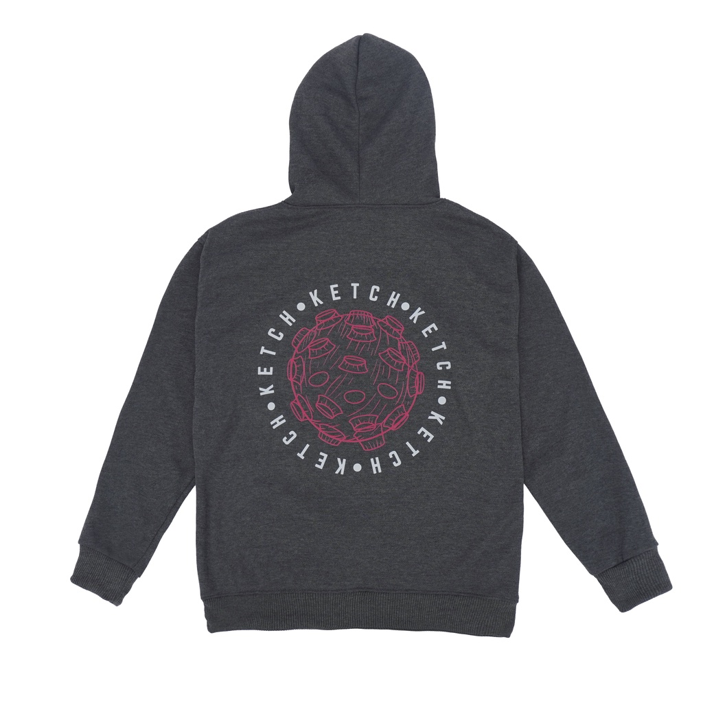H005 KETCH MOONLIGHT HOODIE DARKGREY