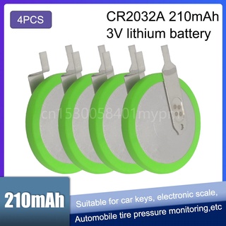 4PCS Original Panasonic CR2032A Tire Pressure Monitoring Battery 3V Button Battery General CR2032HR CR2032