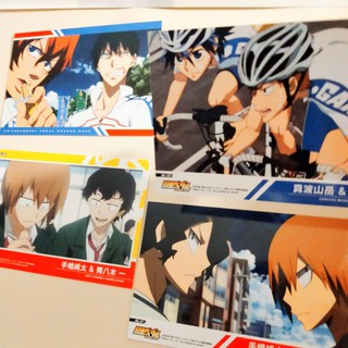 RARE เซ็ต 4 รูป ลายหน้าหลัง Yowamushi Pedal Anime postcard photo set  รูปภาพ โปสการ์ด อนิเมะ โอตาคุณน่องเหล็ก