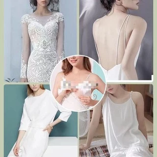 #599 ซิลิโคนปิดจุก แผ่นใหญ่8.cm รุ่นมีกาว ใส่ได้นานไม่หลุด กันน้ำ COK