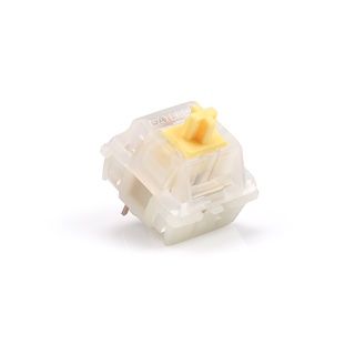 [Linear Switch] Gateron Cap Milky-Yellow v2 50g (1 ชิ้น)