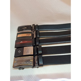 เข็มขัดออโต้หัวล็อคเส้นใหญ่สีดำ 1 เส้น 100 บาท