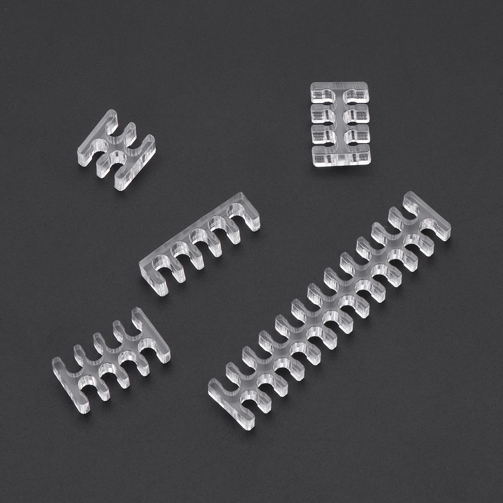 Transparent Acrylic Cable Comb Clear Dresser For 2 mm Cables 456824 Pin ...