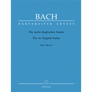 (PIANO Bach,)Bach Johann Sebastian The Six English Suites BWV 806-811  (BA5165)