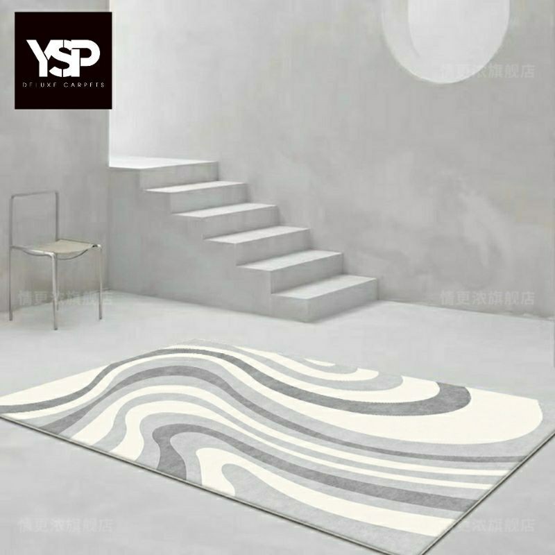 พรมปูพื้น ขนนุ่ม มี 4 ขนาด (120x160 /140x200 /160x230 /200x300 ) พรม พรมตกแต่ง พรมตกแต่งห้อง พรมกันล