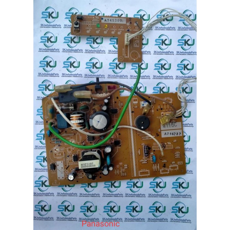 ชุดแผงวงจรแอร์ Panasonic ( A746237 ) รุ่น CS-PC9MKT อะไหล่แท้มือสอง