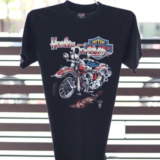 เสื้อยืดharley davidsonผ้านุ่มคอฟิตไม่มีข้างcotton100%ไซส์SMLมีมากกว่า40แบบ