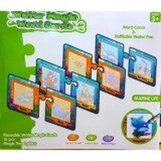 T.P. TOYS WATER MAGIC WORD CARD เกมส์กระดาน  กระดานวาดน้ำ เติมจินตนาการ รูปภาพ 16 รูป พร้อมปากกา 1 แท่ง
