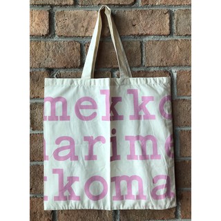 [ใส่code&gt;&gt;ทักแชท]Marimekko logo totebag pastel color