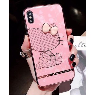 เคสkittyเคสกระจก Tybomb พิมพ์ลาย งานแท้ ขอบนิ่ม