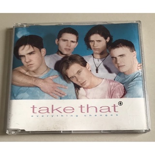 ซีดีซิงเกิ้ล ลิขสิทธิ์ มือ 2 สภาพดี...250 บาท “Take That” ซิงเกิ้ล “Everything Changes" แผ่นหายาก Made in England