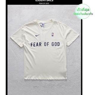 ใหม่เสื้อยืดลําลองสําหรับผู้ชายแขนสั้นพิมพ์ลาย Fear Of God Fogt Secondary Line Essentialst