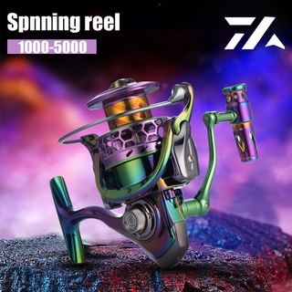 DAIWA Spinning Fishing Reel 1000-5000 โลหะรอกตกปลาความต้านทานสูงสุด 15KG เหมาะสำหรับน้ำจืดน้ำเค็ม