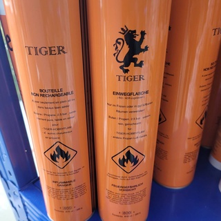 แก๊สกระป๋อง แก๊สเชื่อม ยี่ห้อ Tiger ขนาด 618 ml / 350 g ใช้สำหรับในงานเชื่อมต่างๆ