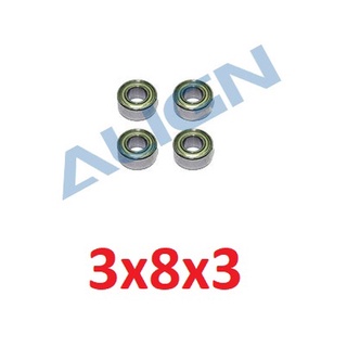 ลูกปืน 3x8x3 4ลูก HS1031 Bearings (MR83ZZ)