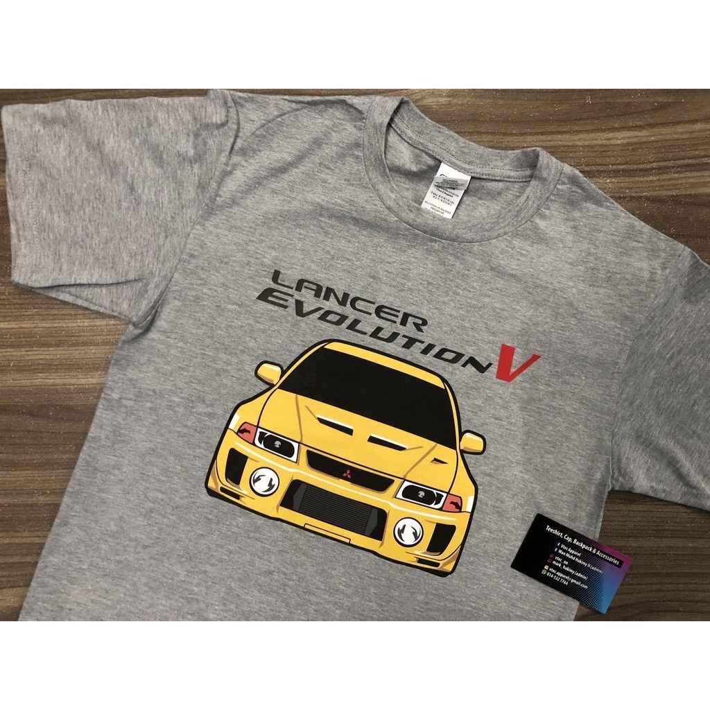Mitsubishi Lancer Evo 5 V Limited *D1 (เสื้อยืดสีเทา)