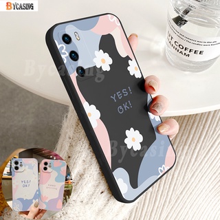 เคสโทรศัพท์มือถือซิลิโคนลายดอกเดซี่สําหรับ Samsung Galaxy A03S A02S A12 A51 A71 A50S A30S A20 A10 A11 M11 J7 Pro Yes Ok