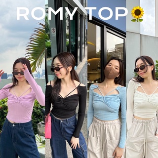 UIUI | ROMY TOP เสื้อเลเยอร์ด้านหน้า ผูกด้านหลัง