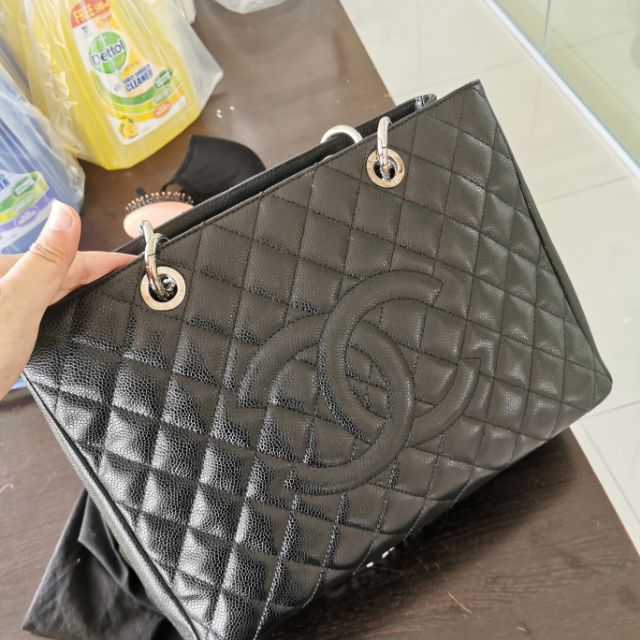 Chanel gst black caviar